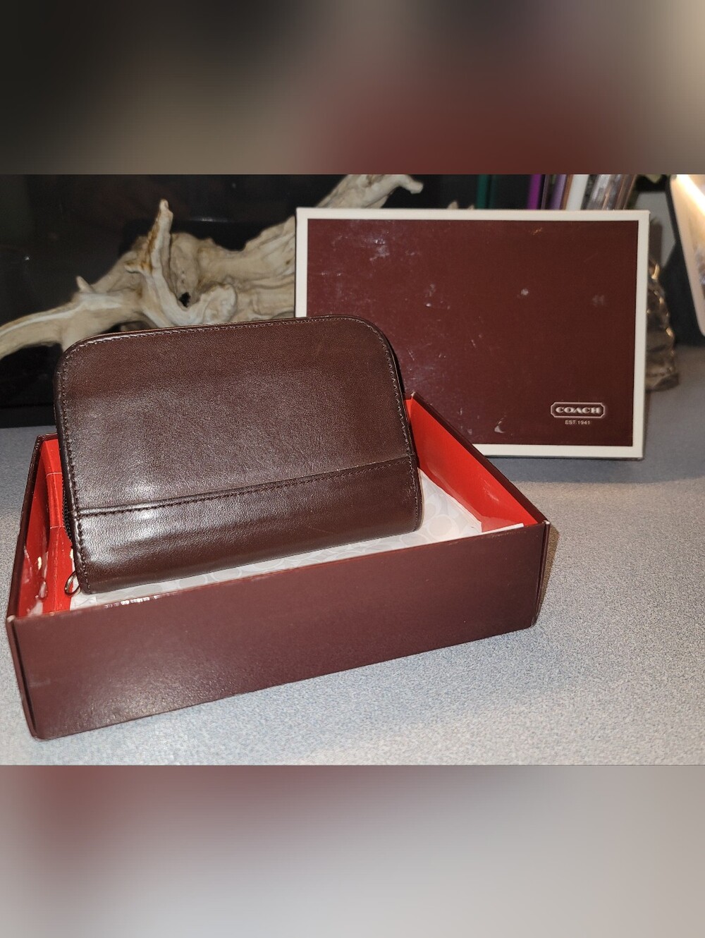 Vintage Coach #6901 Leather Wallet / Tan - Picture 2 of 8
